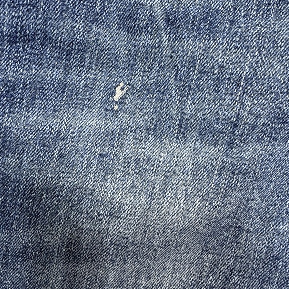 Miss Me Jeans 29 (30x31) Boot Distressed Embellished Raw Hem Cut Ankles Whiskers - Picture 5 of 16